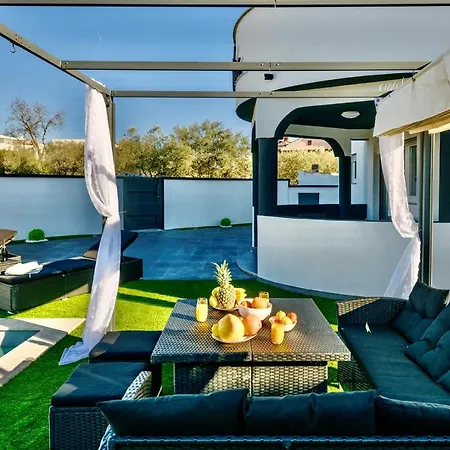 Complex White Guest house